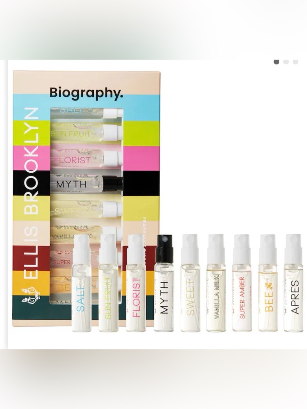 Biography Fragrance Sample Set - Multi-Color Vials